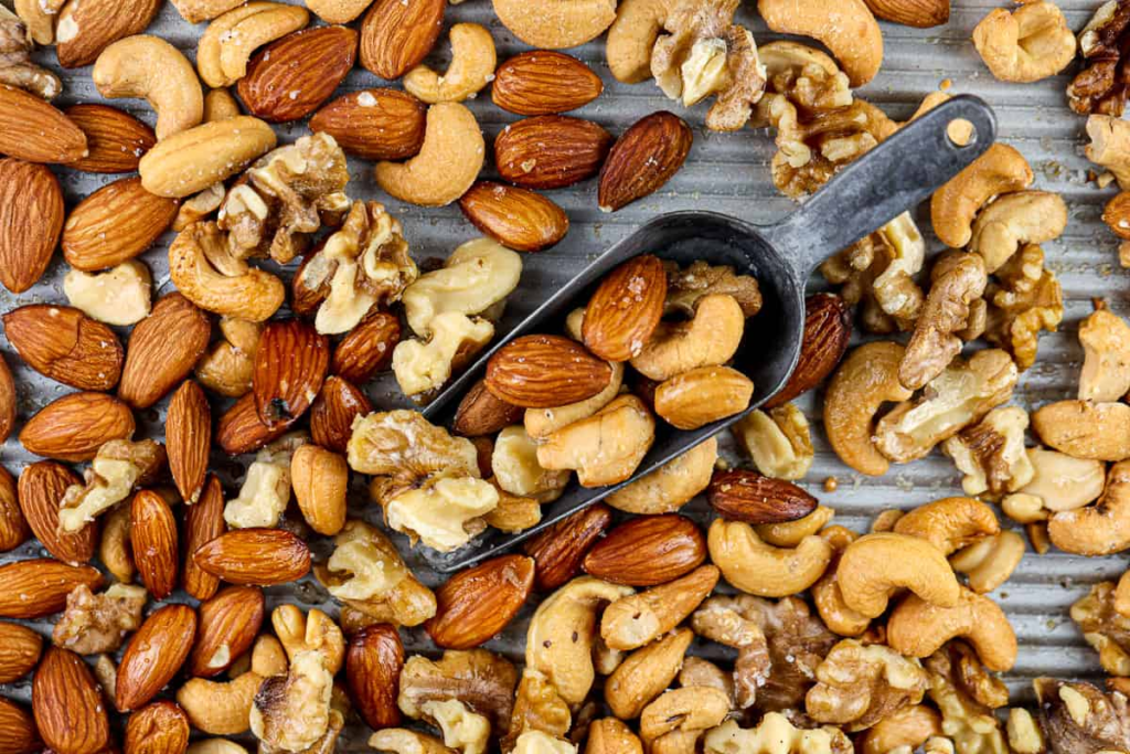 Cashews Walnuts and Almonds