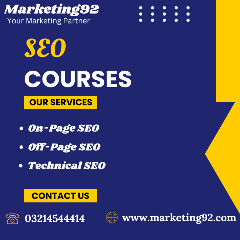 SEO Courses Lahore