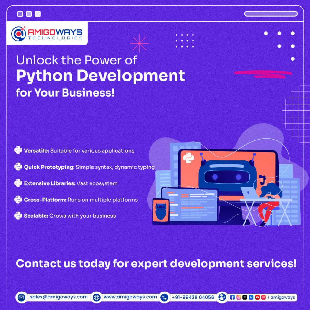 Amigoways Expert Python Development Services in India