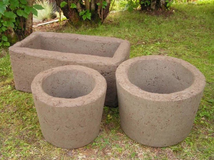 Cast Concrete Pots