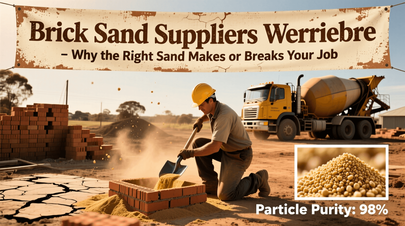 Brick Sand Suppliers Werribee: Why the Right Sand Makes or Breaks Your Job