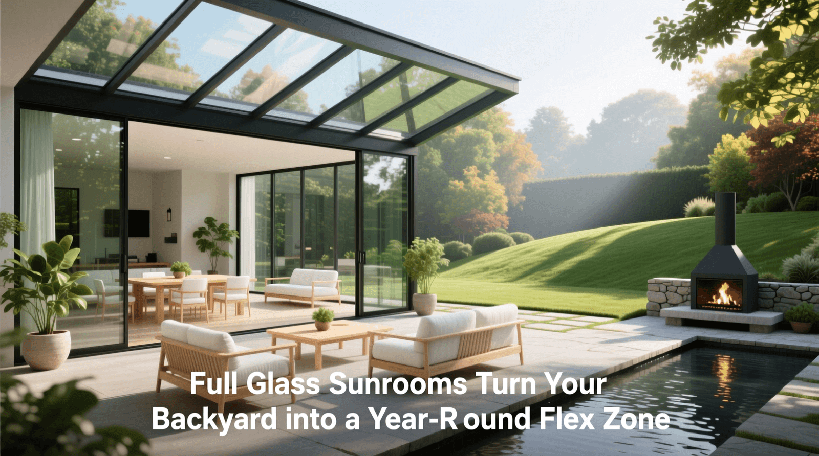 Full Glass Sunrooms: Turn Your Backyard into a Year-Round Flex Zone