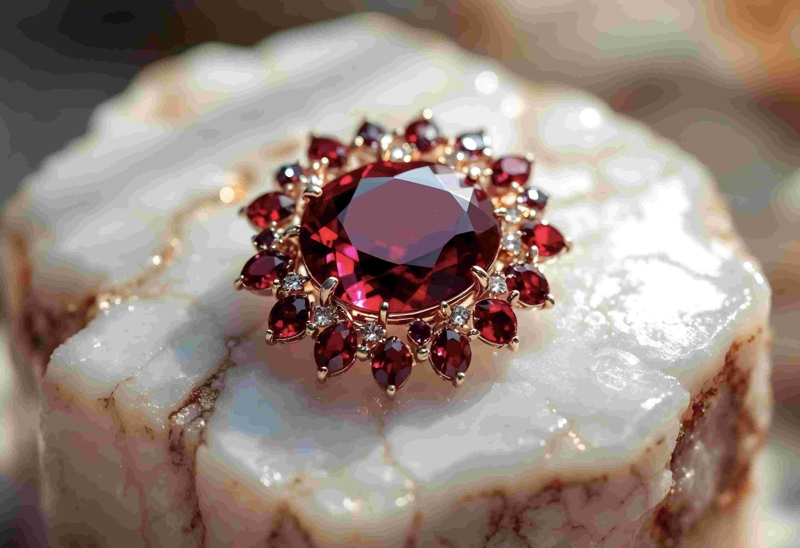 Rubby Jewelry with Fiery Red Stones for Bold Elegance