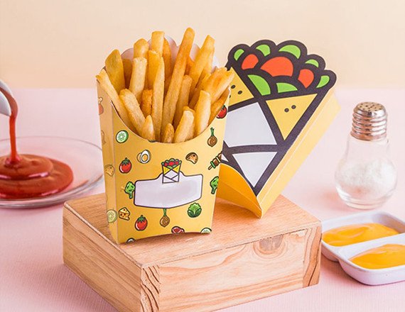 french fry boxes