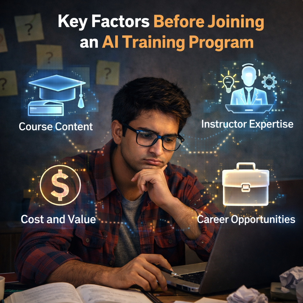 Key Factors Before Joining an AI Training
