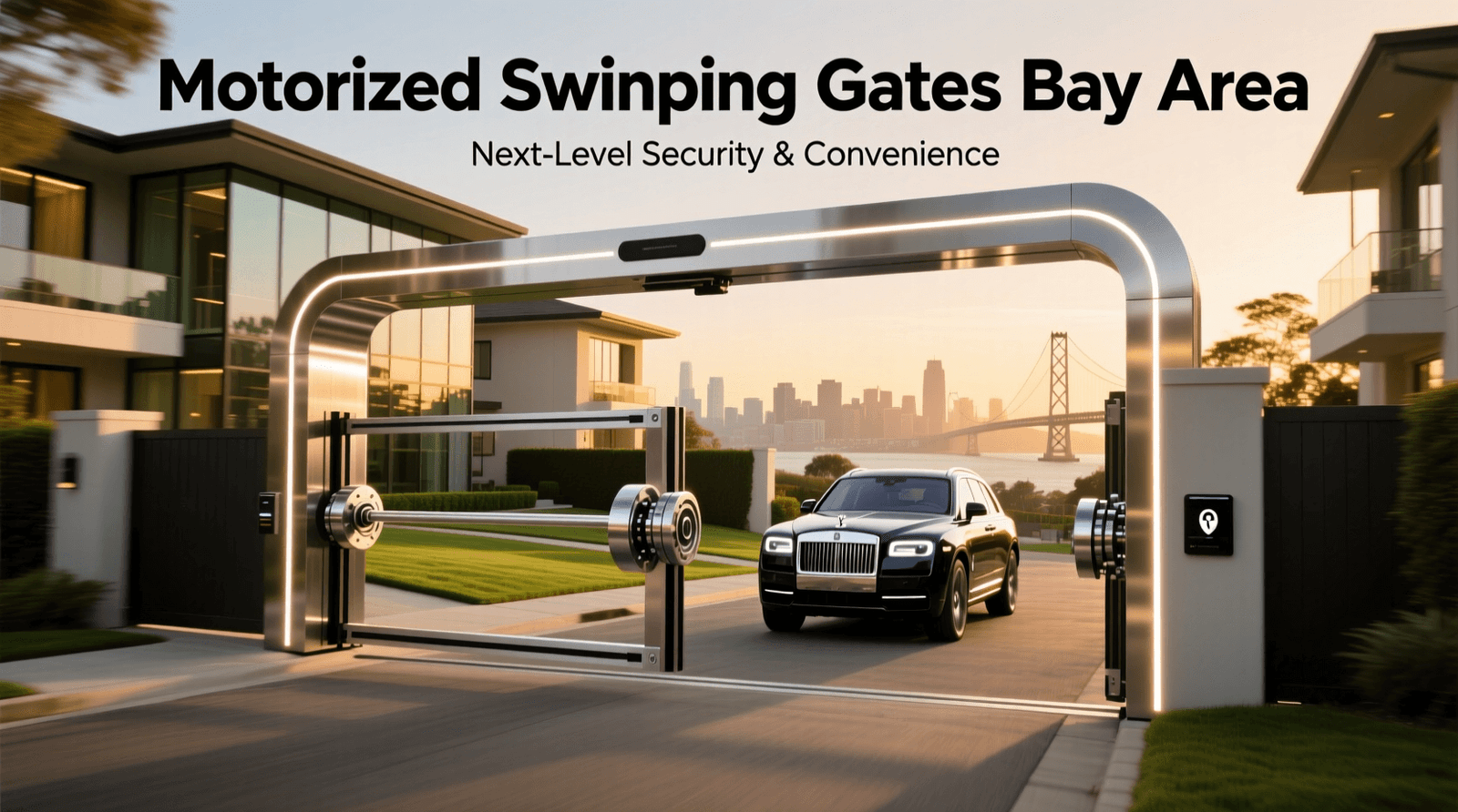 Motorized Swinging Gates Bay Area: Next-Level Security & Convenience