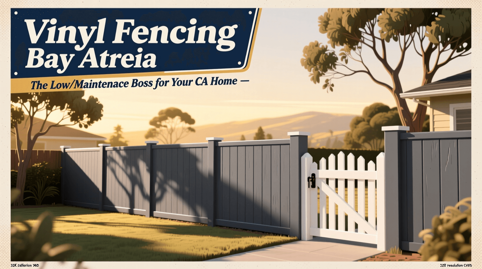 Vinyl Fencing Bay Area: The Low-Maintenance Boss for Your CA Home