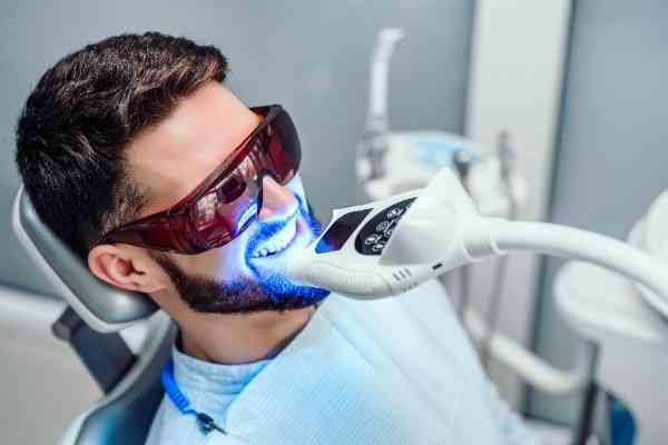 Is laser tooth whitening more effective than bleaching methods?
