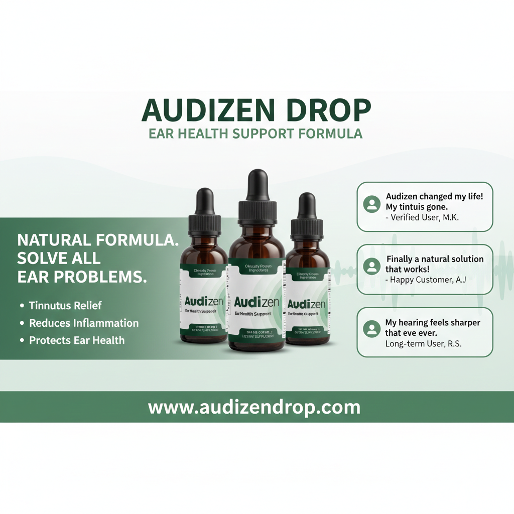 Audizen Drop: Natural Support for Clearer Hearing and Ear Health