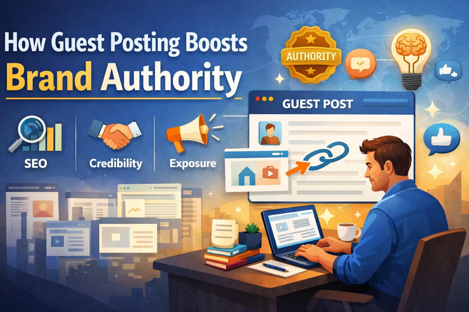 How Guest Posting Boosts Brand Authority 