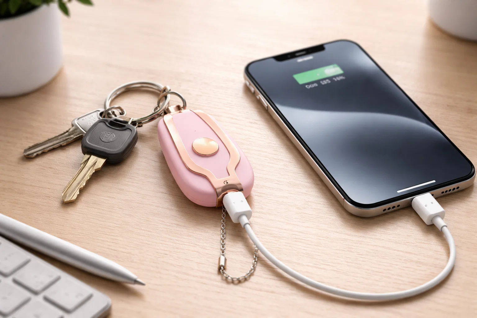 keychain iphone charger