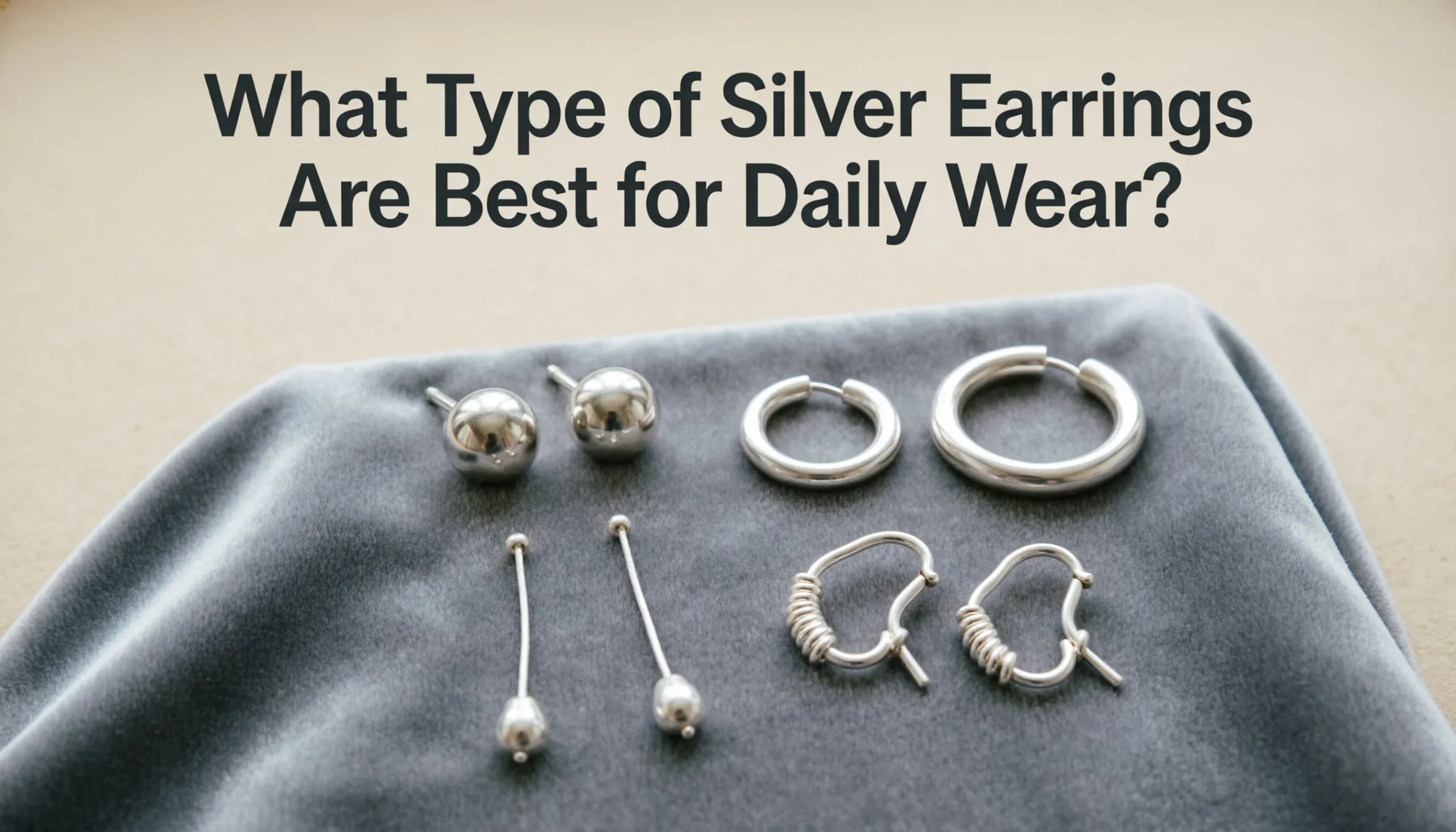 What Type of Silver Earrings Are Best for Daily Wear