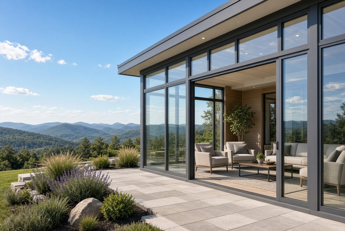 Partial Glass Sunrooms